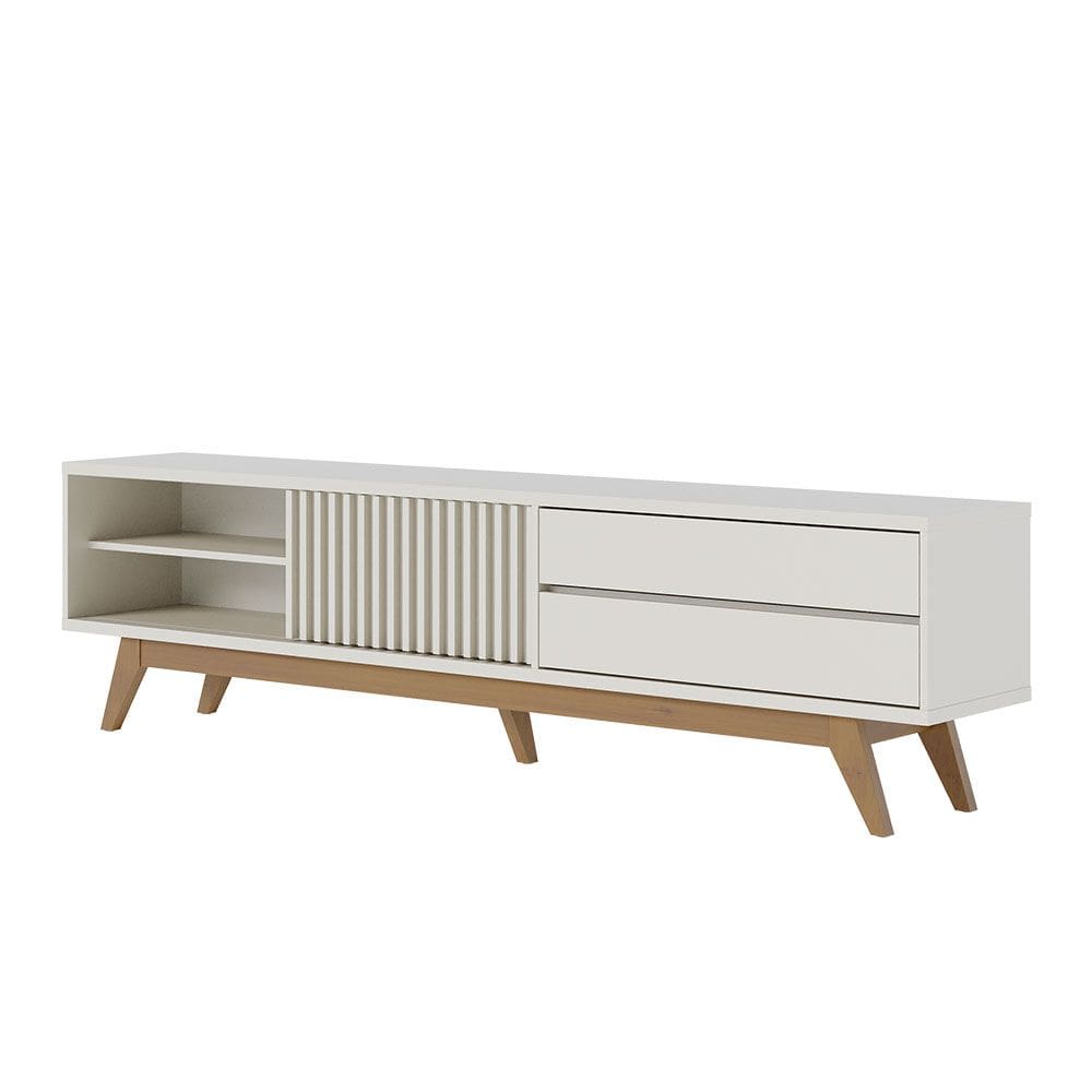 Rack para Sala Bancada de TV 75 Pol 200cm Licia C04 - D`Rossi