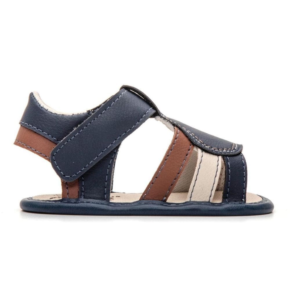 Sandália Bebe Baby Menino Conforto Primeiros Passos Azul