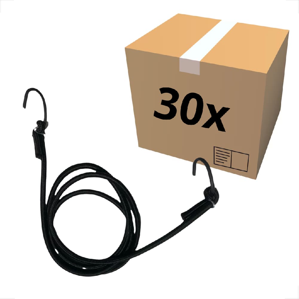 30 Unidades Elástico Bagageiro Extensor Gancho 2,0 metros Kit Resistente Forte bike Moto Ponta Ferro