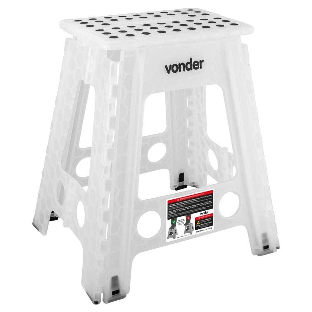 Banqueta Plástica Dobrável 450mm - Vonder