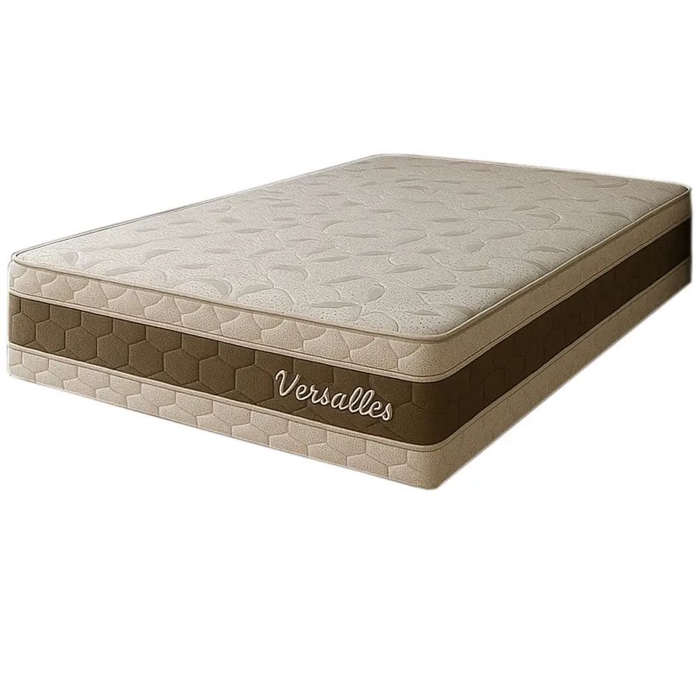 Colchão Versalles Queen D40 com Molas Ensacadas 30x198x158 Sobral Rezende Cor Bege