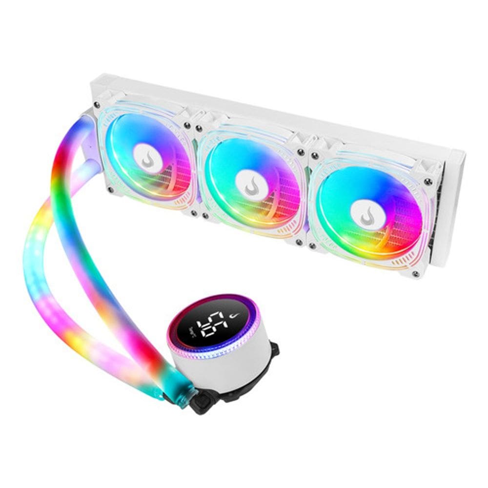 Water Cooler 360mm Branco Temperatura Argb Intel 1851 / 1700