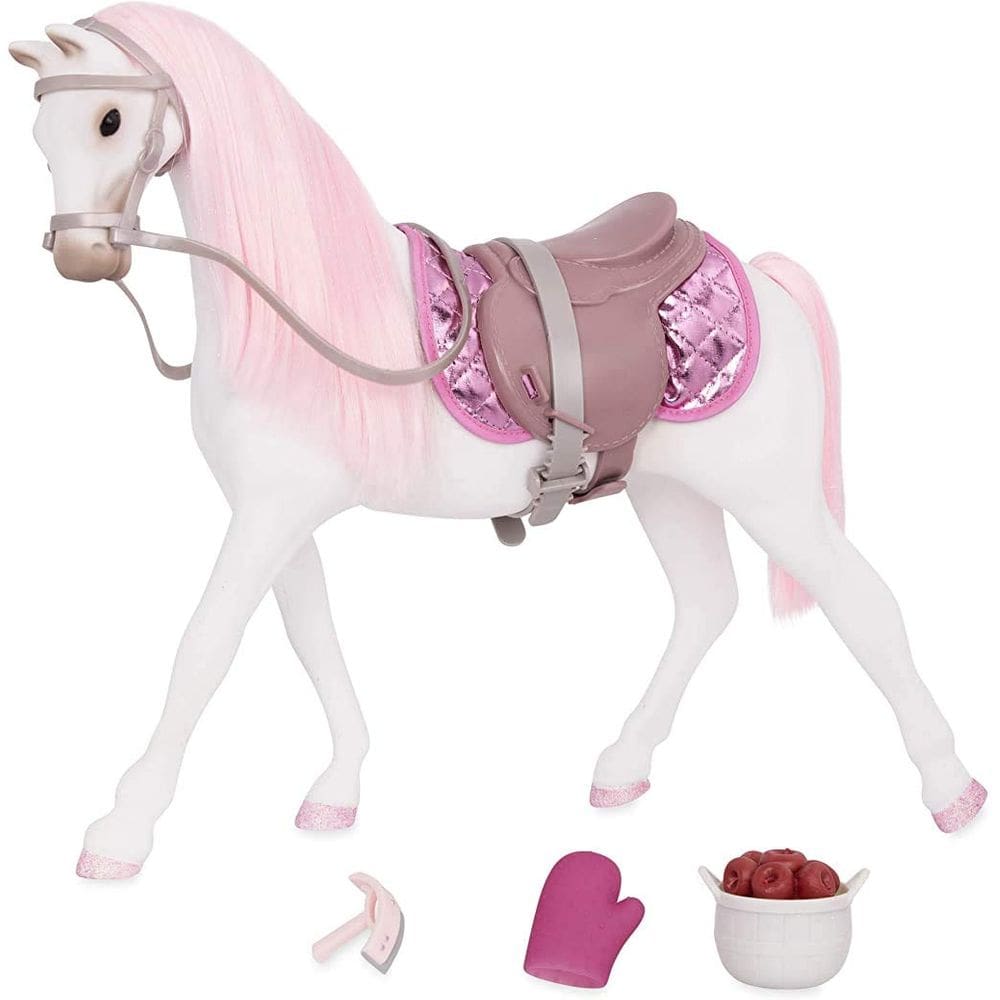 Toy Horse Glitter Girls Shimmers Norwegian 35 cm com acessório