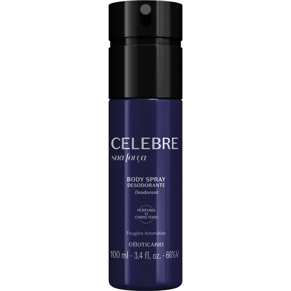 Boticario Body Spray Desodorante Masculino Celebre Sua Força 100Ml
