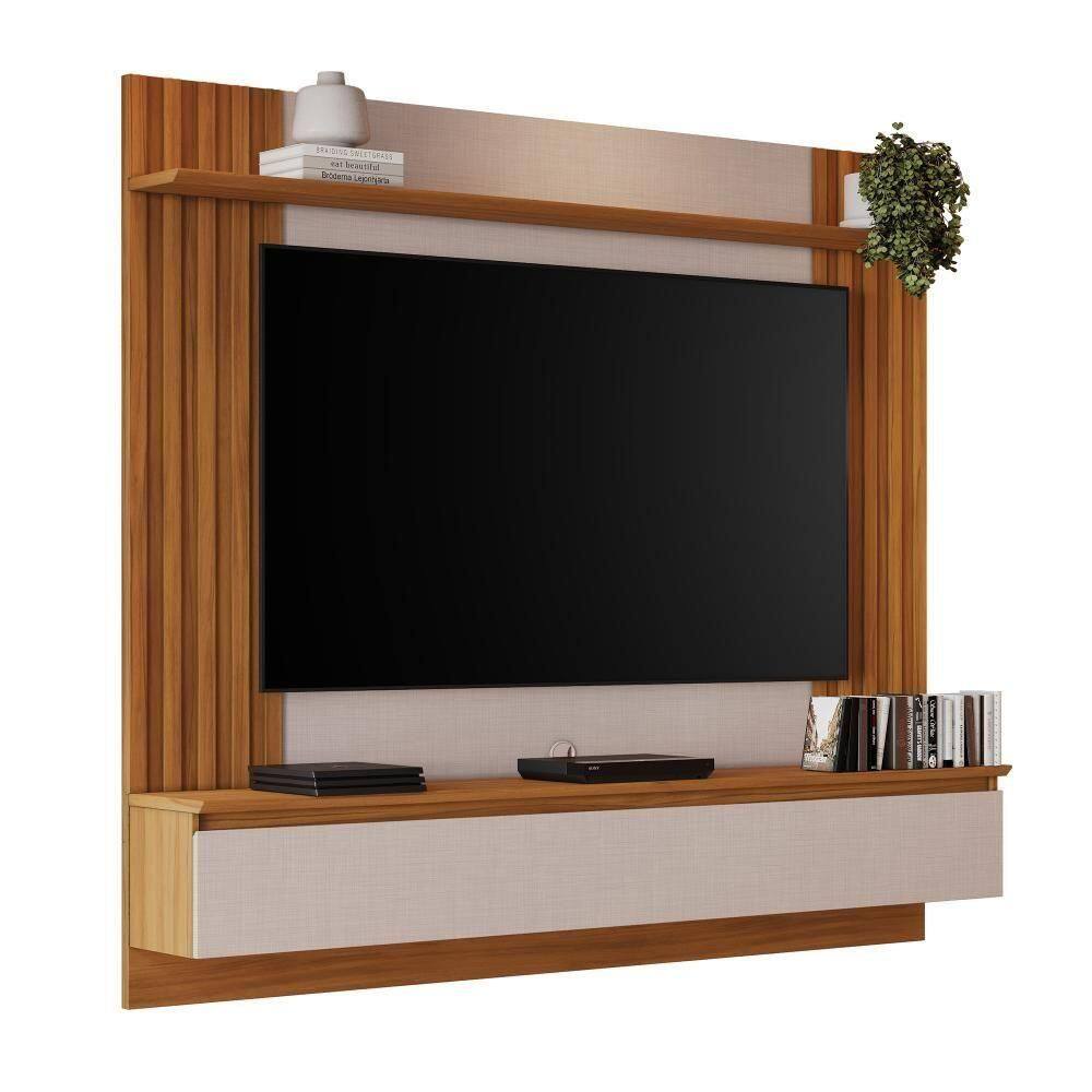 Painel Para Tv Até 65 Freijó-off White Notável Móveis Freijó-off White