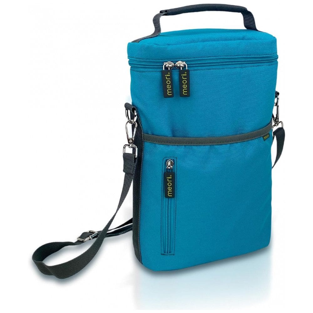 Bolsa Térmica Para Transporte de Vinhos MEORI até 2 Garrafas, Azul