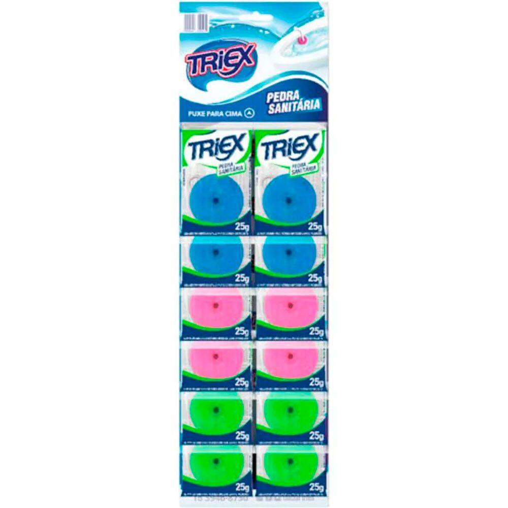 Kit Pedra Sanitária Cartela 3un Triex