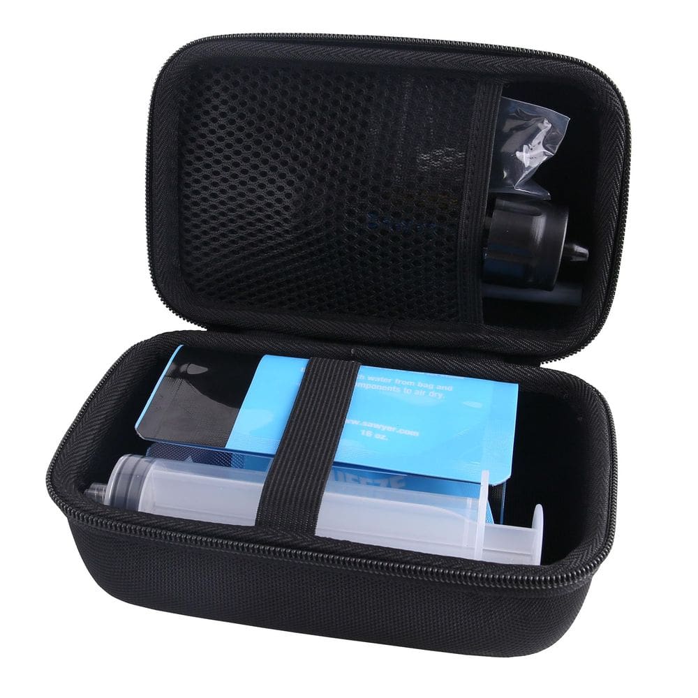 Estojo WERJIA portátil compatível com o mini filtro de água Sawyer