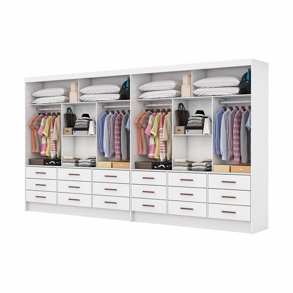 Closet Sevilha 6 Portas Casal Duplo Com Espelho | Extra
