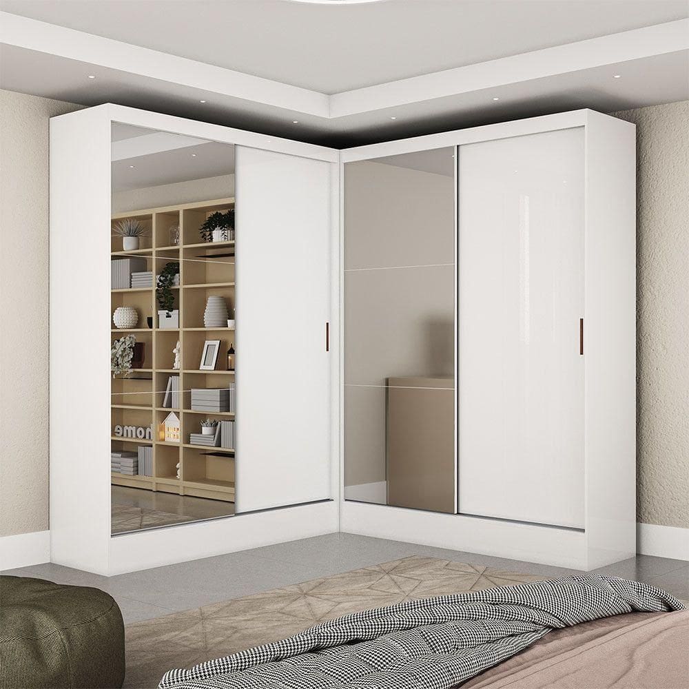 Closet Casal Duplo Belém 4 Portas Plus Carioca Móveis
