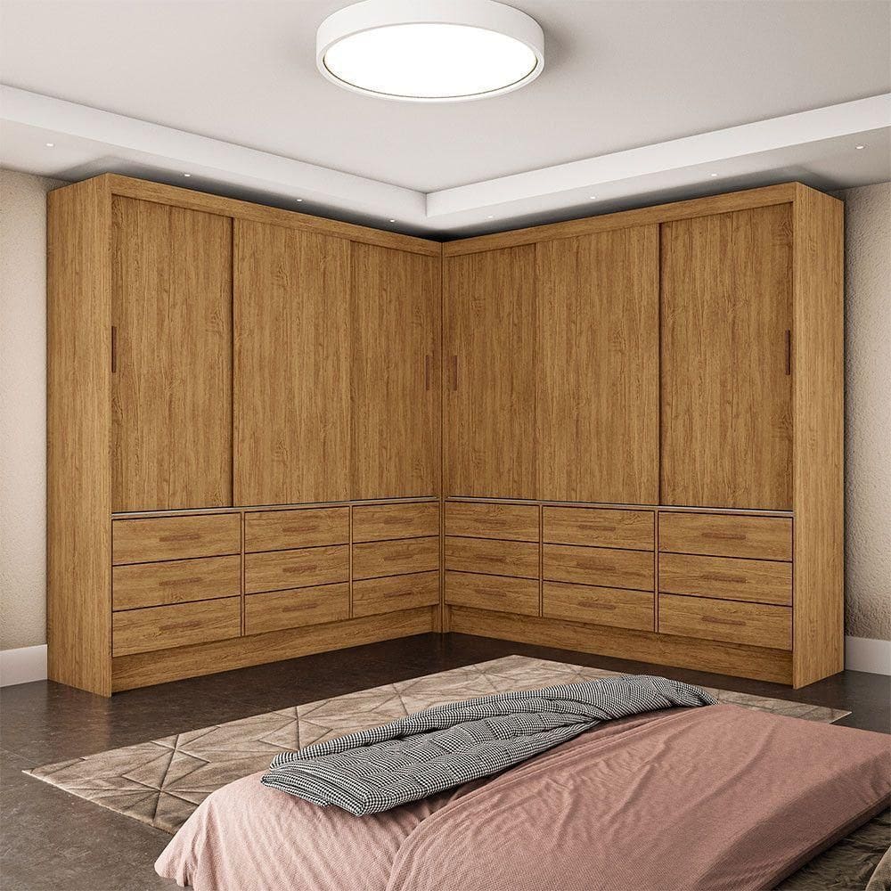 Closet Sevilha 6 Portas Casal Duplo Carioca Moveis Cinamomo