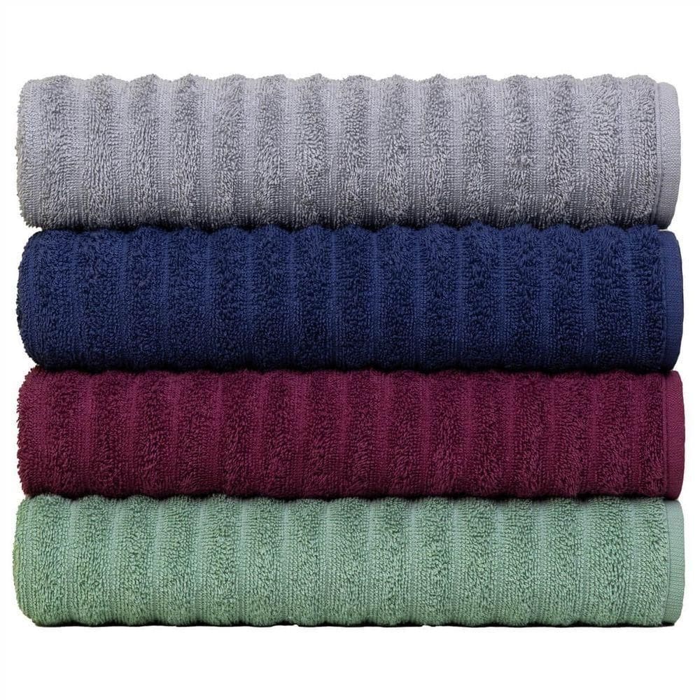 Kit Com 4 Toalhas Banhão Fio Penteado Extra Macia - Soft