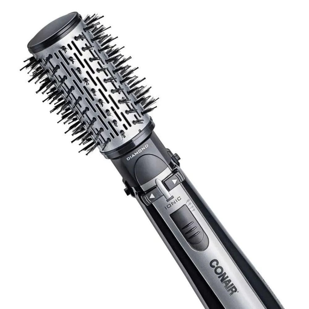 Escova Secadora Rotativa Conair Diamond Rotating 2735ABR 900w Preto E Prata - 110V