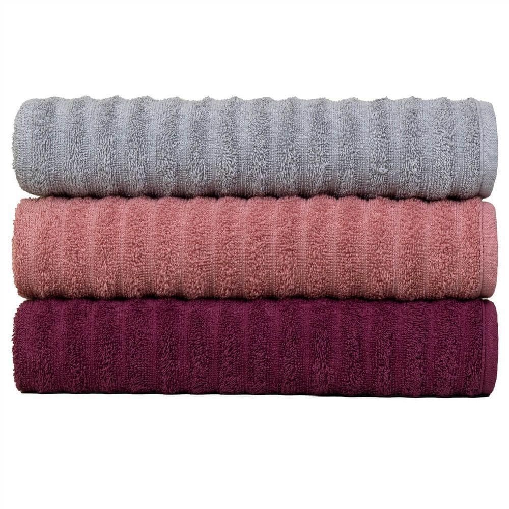 Kit Com 3 Toalhas Banhão Fio Penteado Extra Macia - Soft