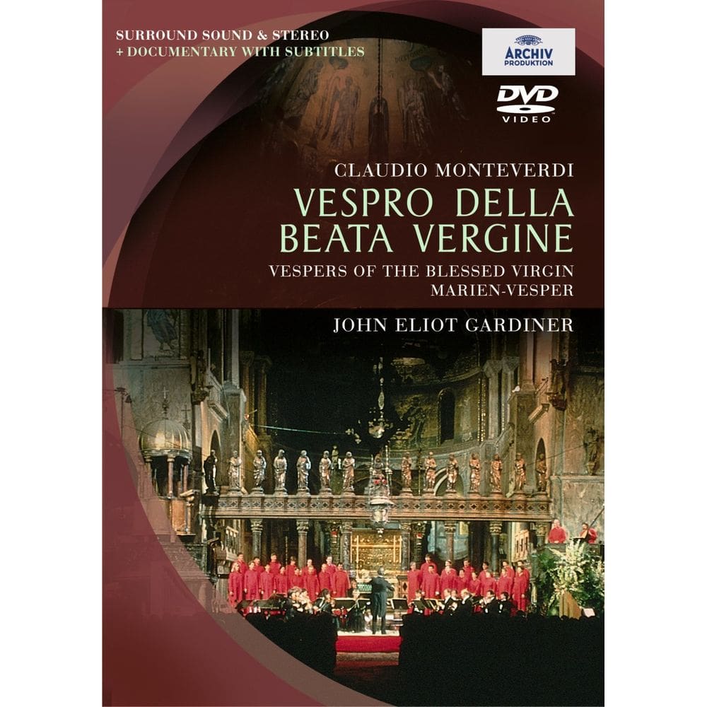 DVD Monteverdi - Vespro Della Beata Vergine//Gardiner