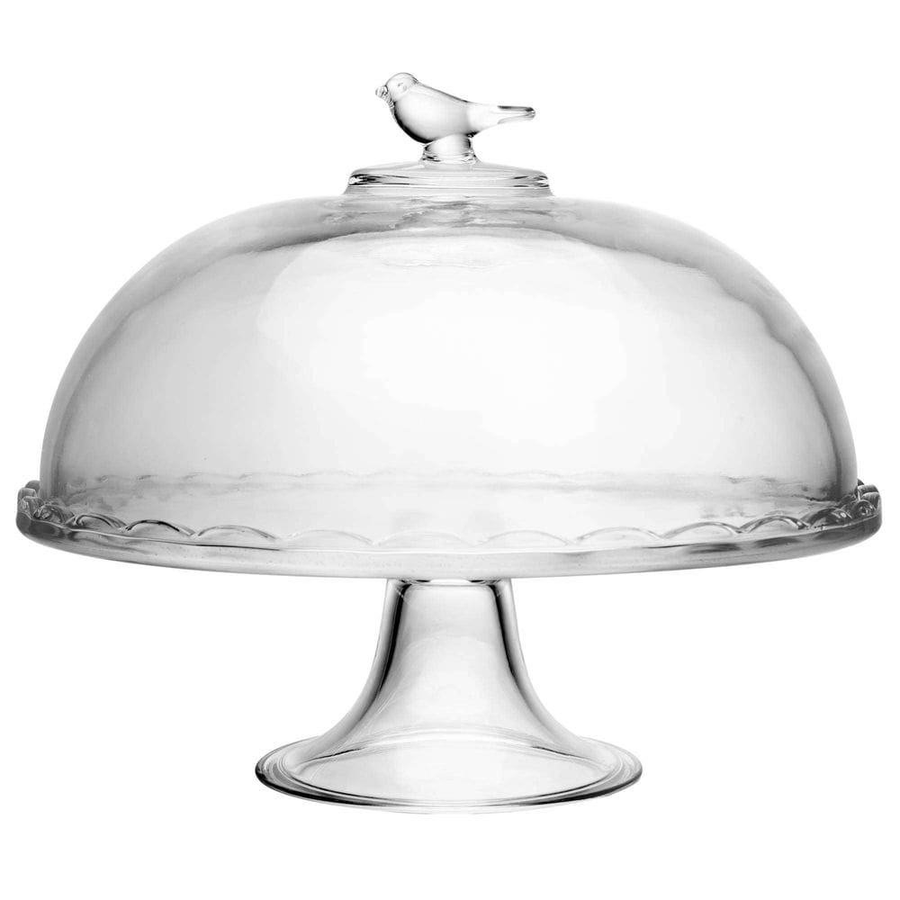 Boleira com Tampa de Vidro Bird 30cm - Wolff