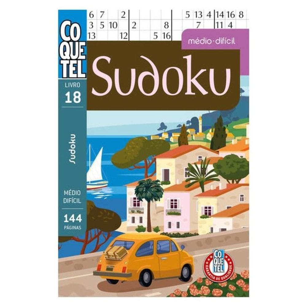 Livro Coquetel Sudoku 18