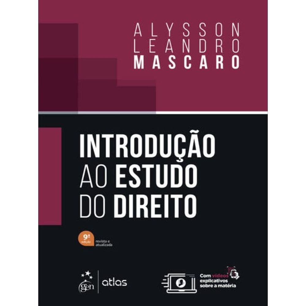 Introdução Ao Estudo Do Direito - 9ª Edição 2024