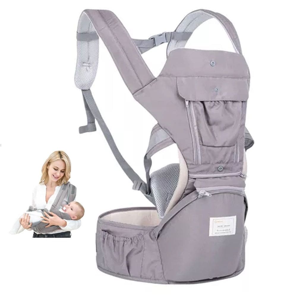 Canguru Carregador Bebe Criança Deitado Sentado Bolso Alça Ajustavel Ergonomica Passeio Viagem Macio Acolchoado Resistente Seguro