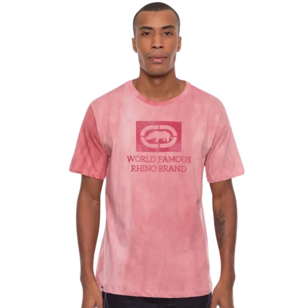 Camiseta Masculina Especial Ecko Splash Rosa J323A