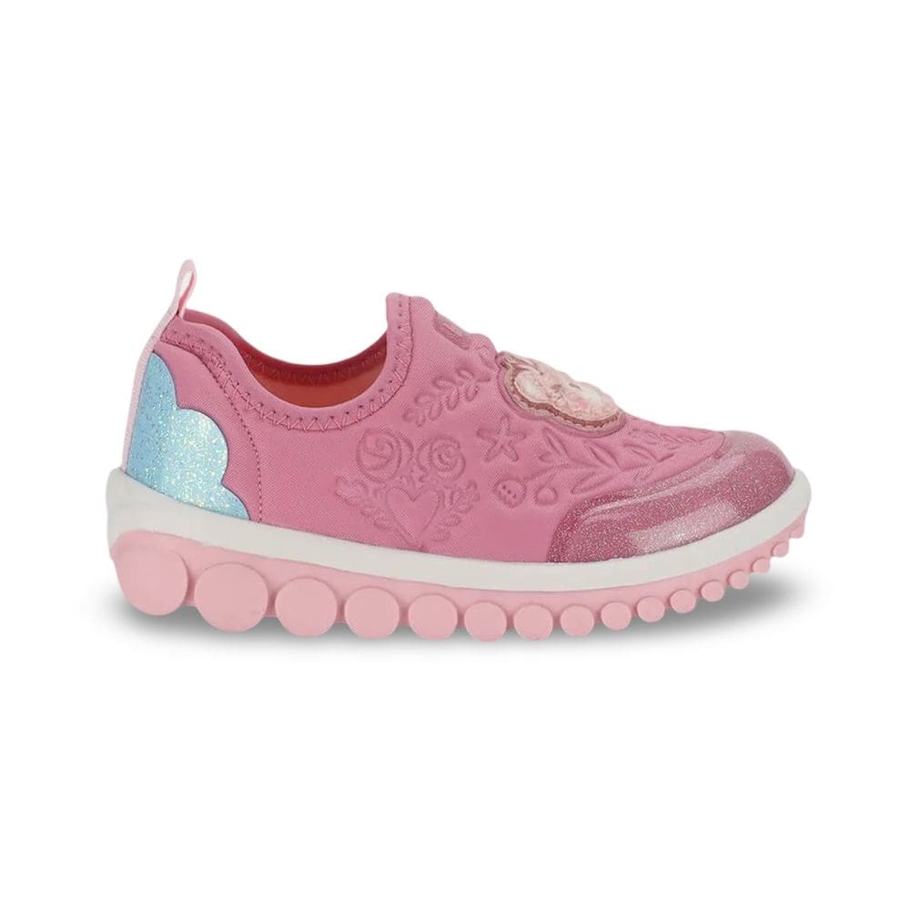Tênis Infantil Menina Bibi Roller 2.0 Rosa de Ursinho