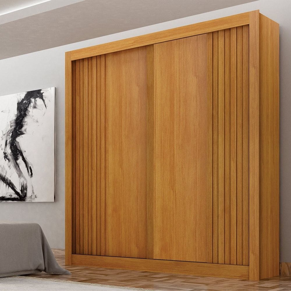 Guarda-roupa para Casal 2 Portas Milano Cinamomo
