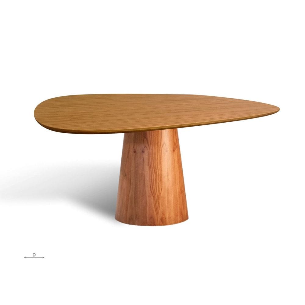 Mesa para Sala de Jantar 120cm X 80cm Castanho