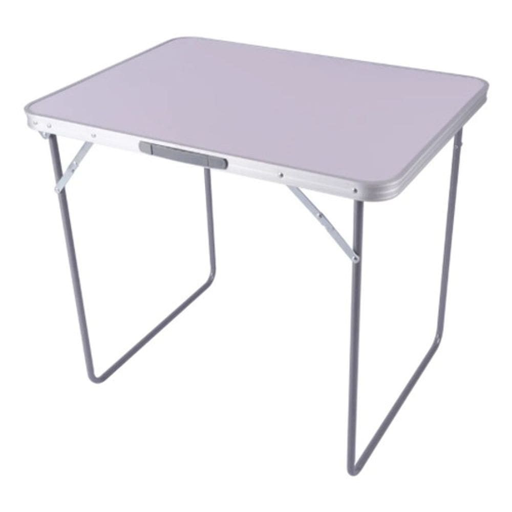 Mesa Dobravel De Aco 60x80x69 Cm Branca Compacta Tipo Maleta