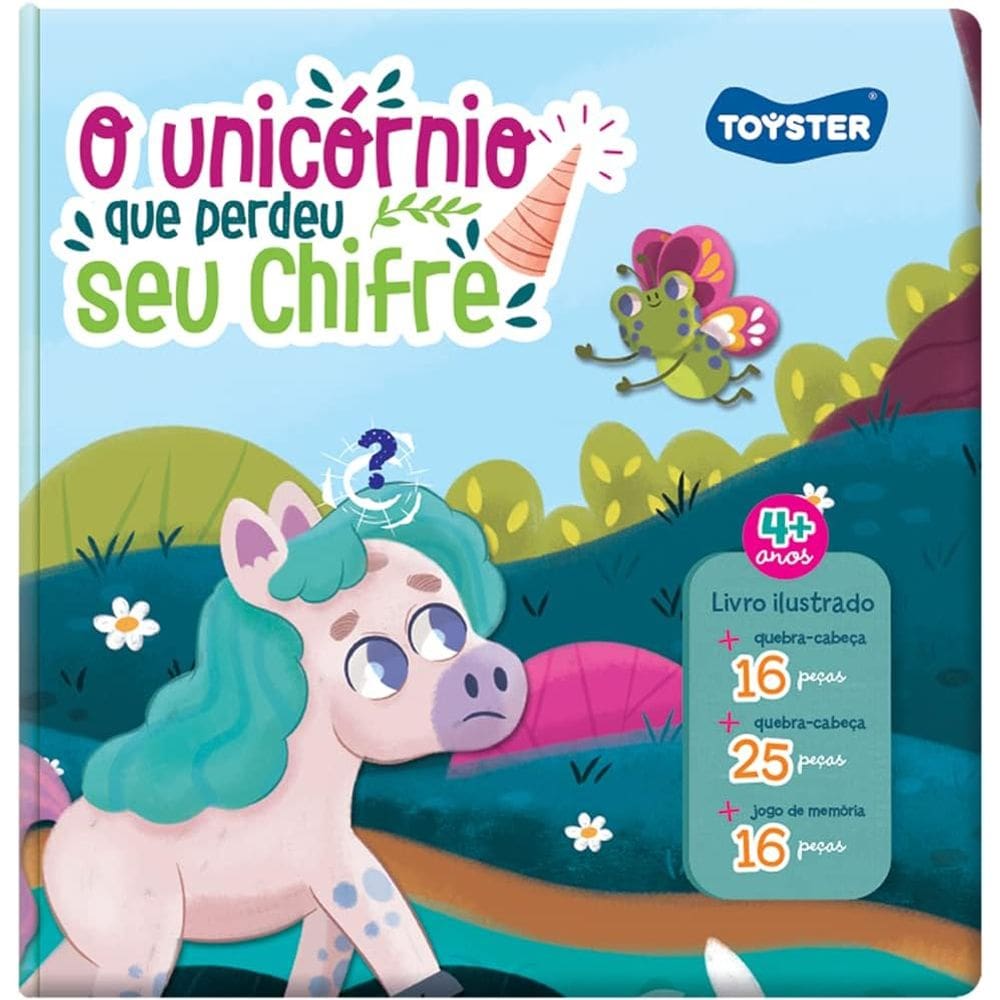 Livro Brinquedo - O Unicornio Que Perdeu Seu Chifre