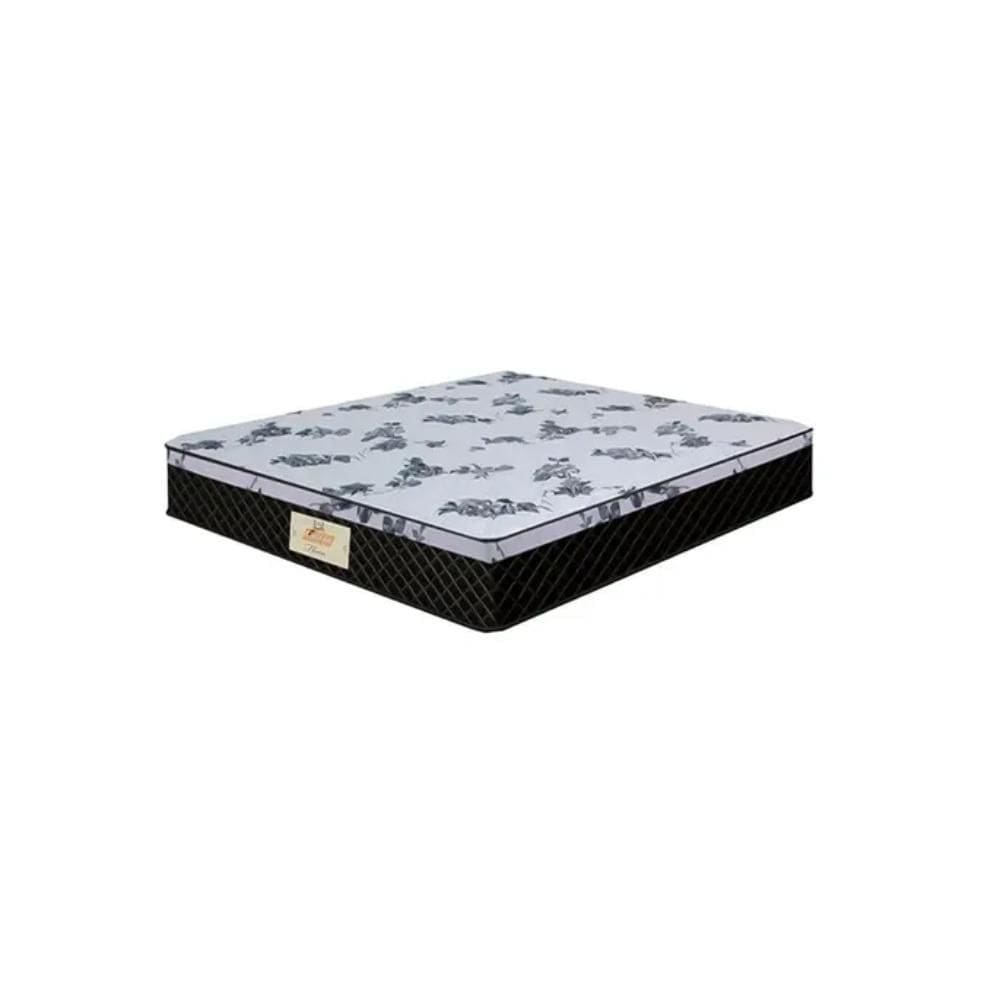 Colchão Casal Molas Ensacadas Espuma D20 Gazin Flora 138x188x22cm Preto/Branco