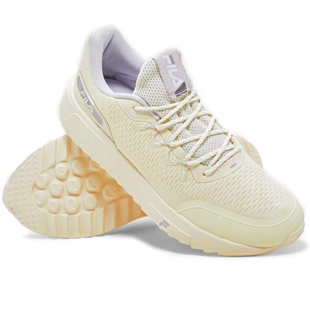 Tênis Fila Step Feminino - Creme e Cinza