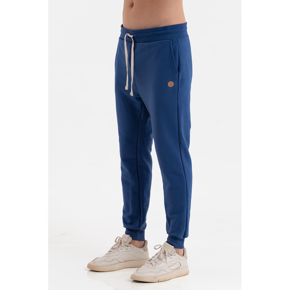 Calça Masculina Moletom Básica Marinho Absoluto