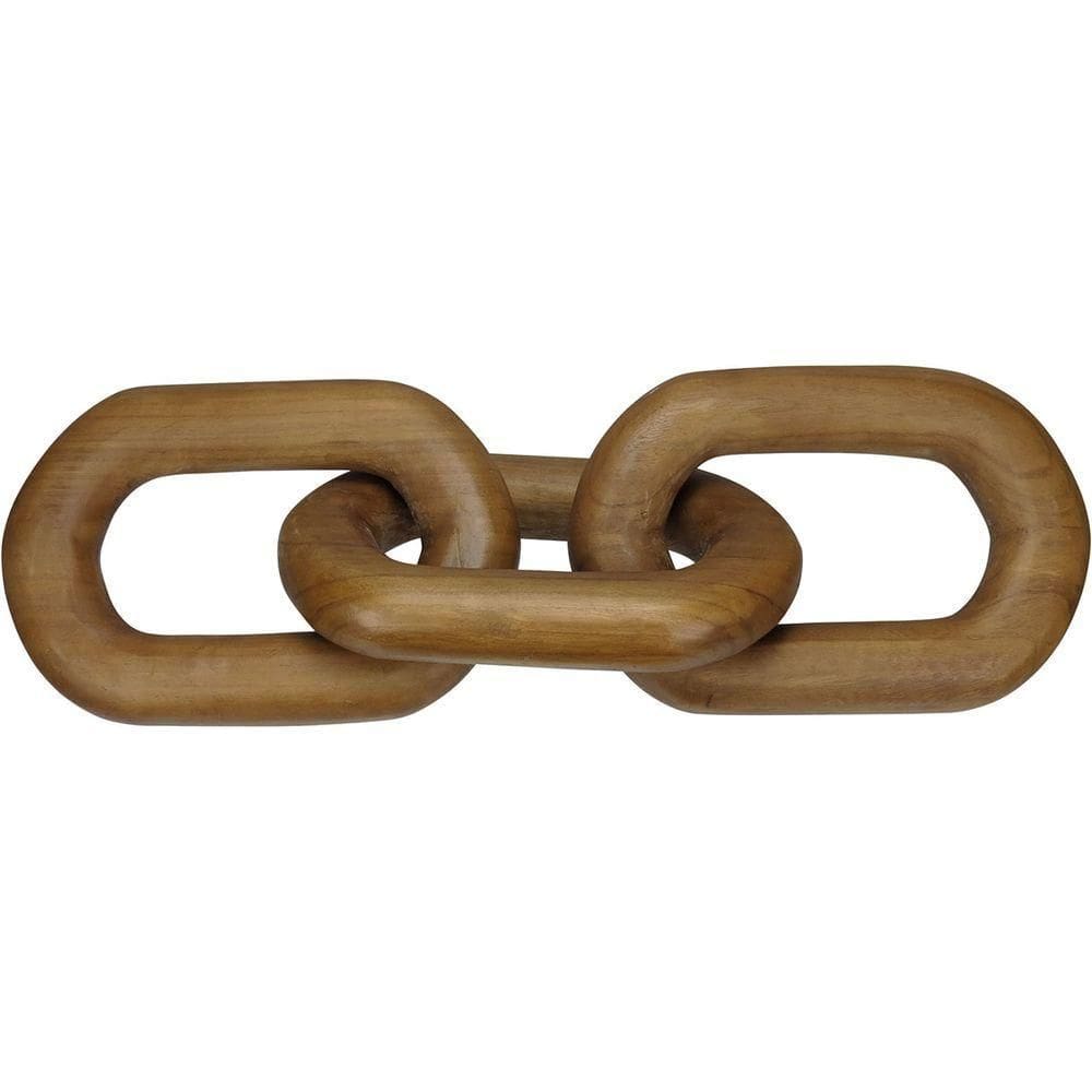 Adorno Corrente Home&co Madeira 5x67x20cm Natural