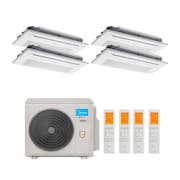 Ar Condicionado Multi Split Inverter Midea 42.000 Btus (4x Evap Cassete 1 Via 12.000) Quente e Frio 220v