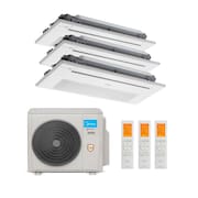Ar Condicionado Multi Split Inverter Midea 42.000 Btus (2x Evap Cassete 1 Via 18.000 + 1x Evap Cassete 1 Via 12.000) Quente e Frio 220v