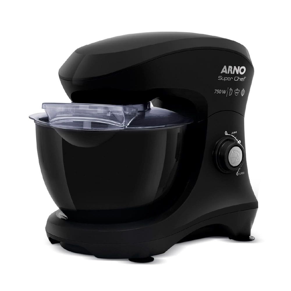 Batedeira Planetária Superchef 750w Arno KM01 Preto 127V
