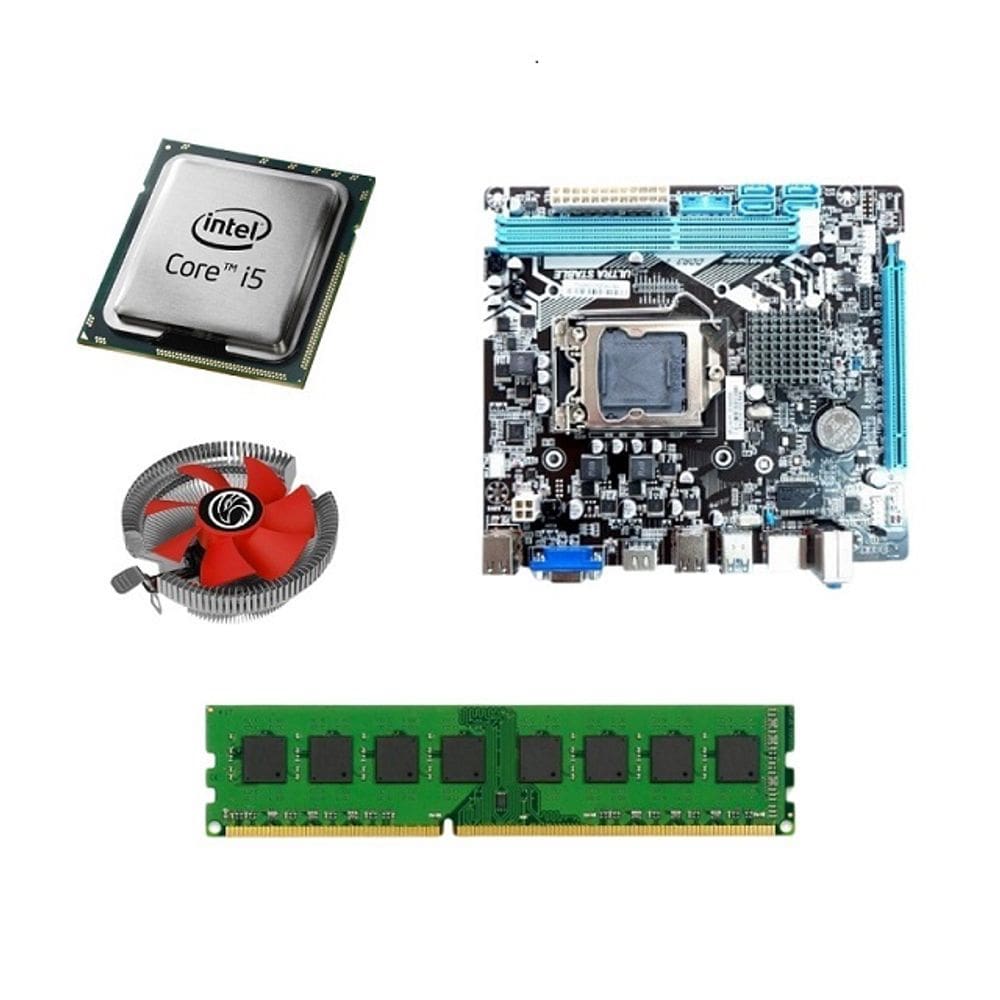 Kit Pl Mãe H81 + Processador I5 4570s + Memoria 16 Gb Ddr3 + Cooler