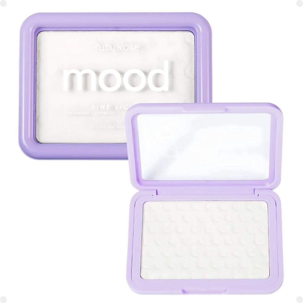 Iluminador Compacto Ruby Rose Mood Fine Light Efeito Radiante Mfl01
