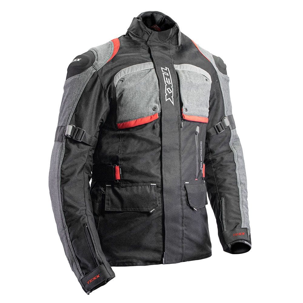 Jaqueta Texx Armor Airbag V2 Pret Cinz Verm Masc Xxxxl 4xl