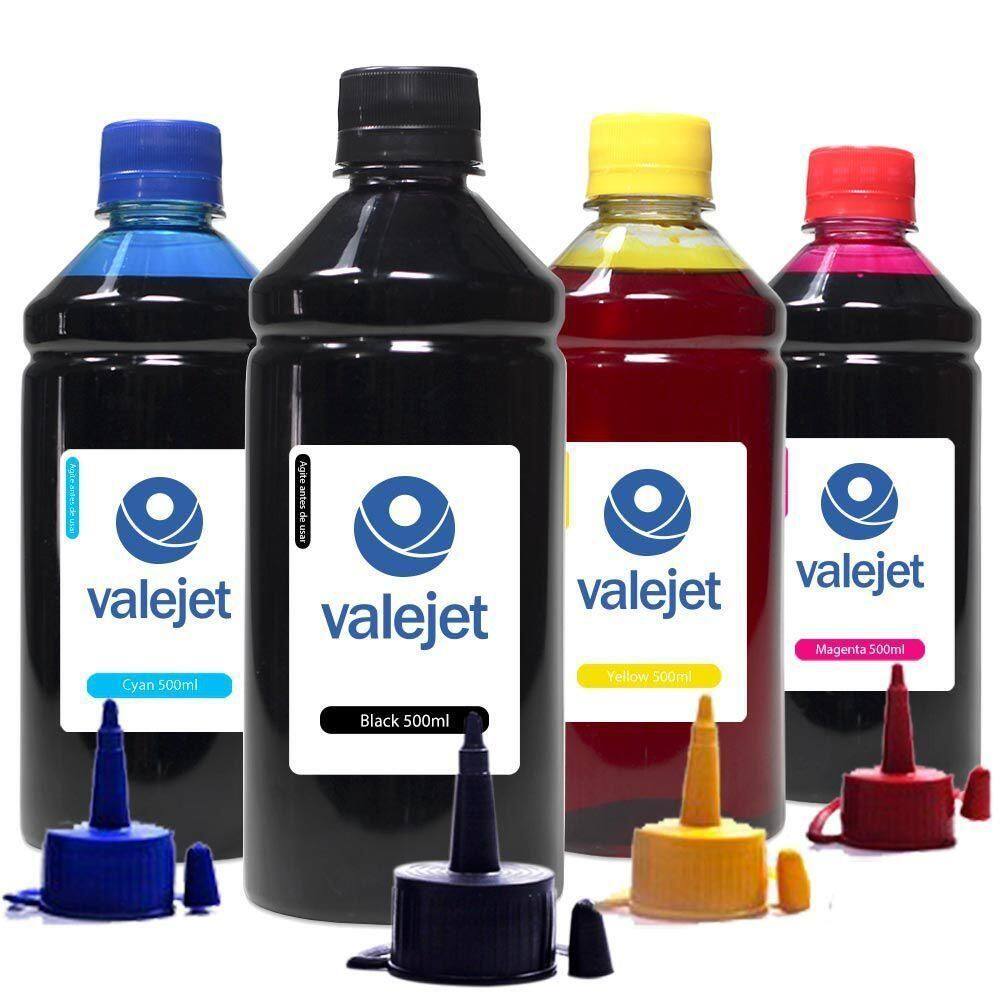 4x Tintas 500ml Compatível Cartuchos Impressora Mg3010