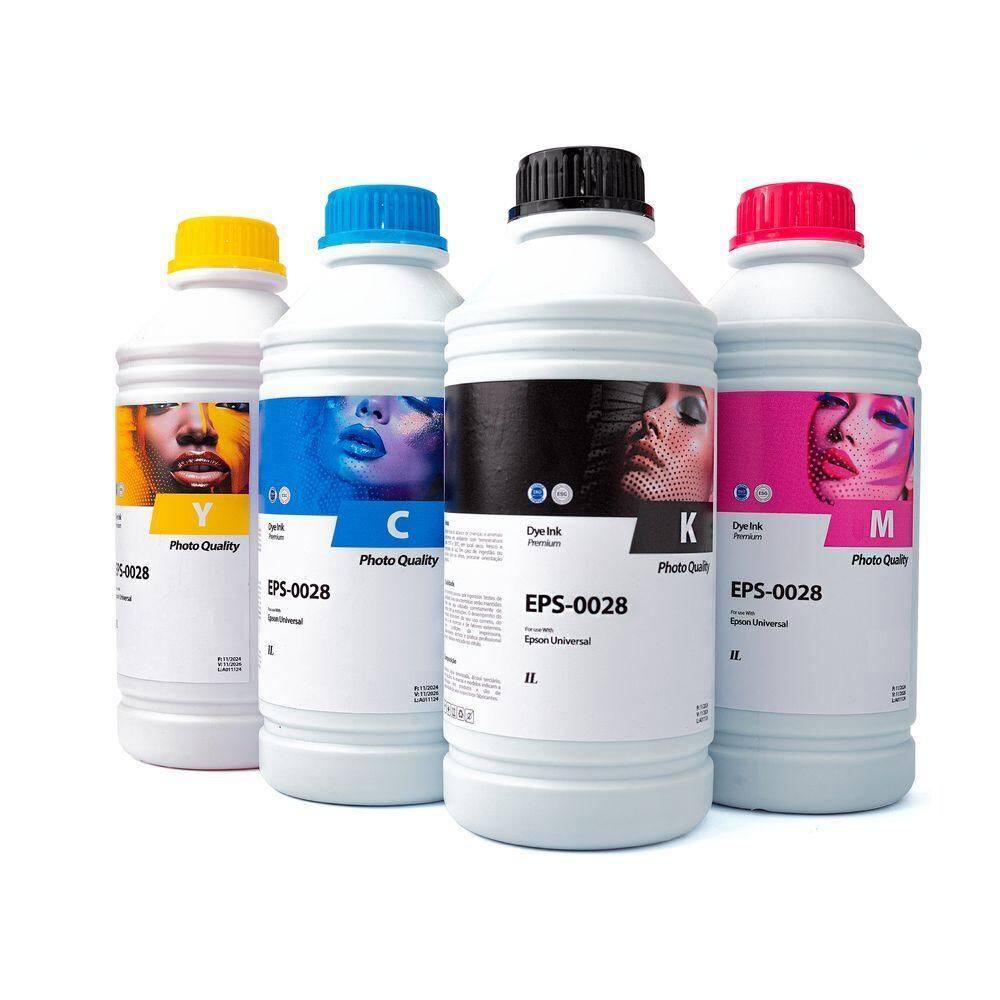 4x Refis De Tinta Epson T504 L4150 L4160 L6161 L6191 L6171 Kit 4l