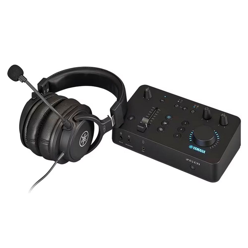 Kit Mesa de Som ZG01 e Fone YH-G01 para Streaming e Jogos Yamaha
