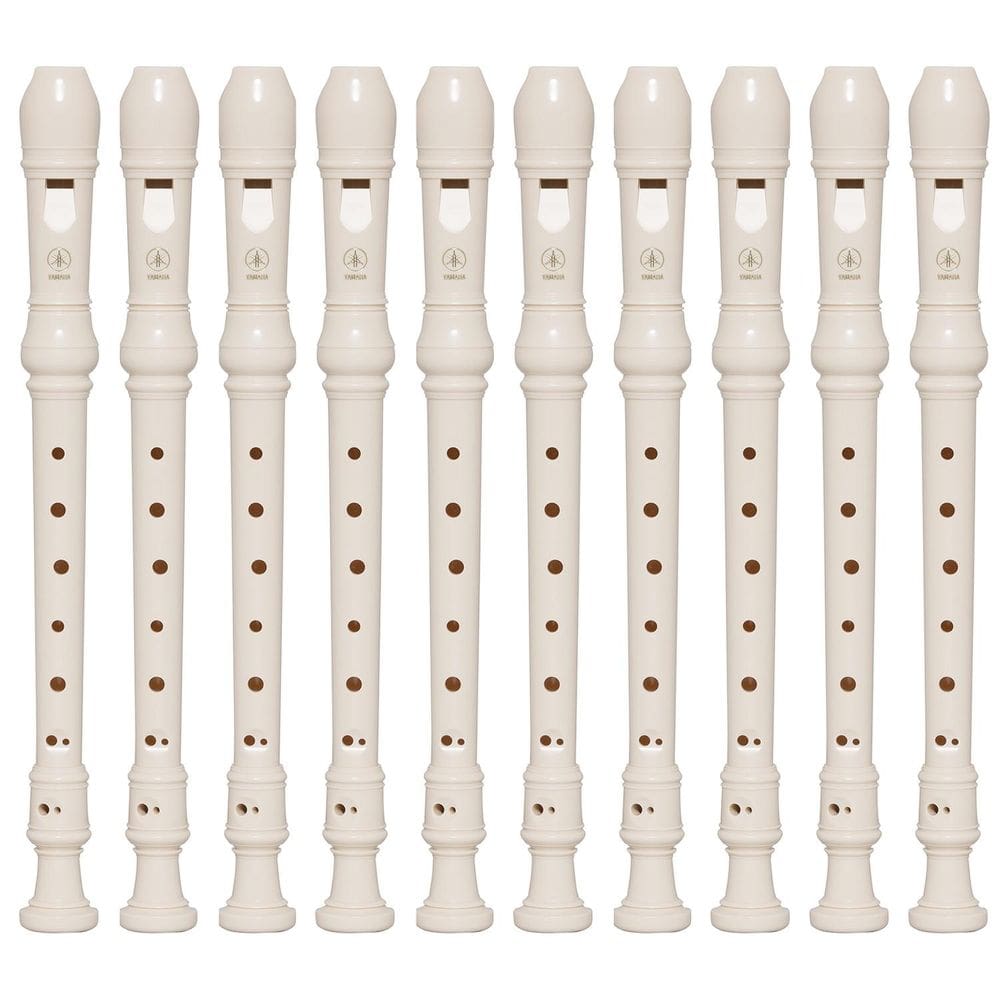 Kit 25 Flautas Doce Soprano Barroca Em C YRS-24B Yamaha