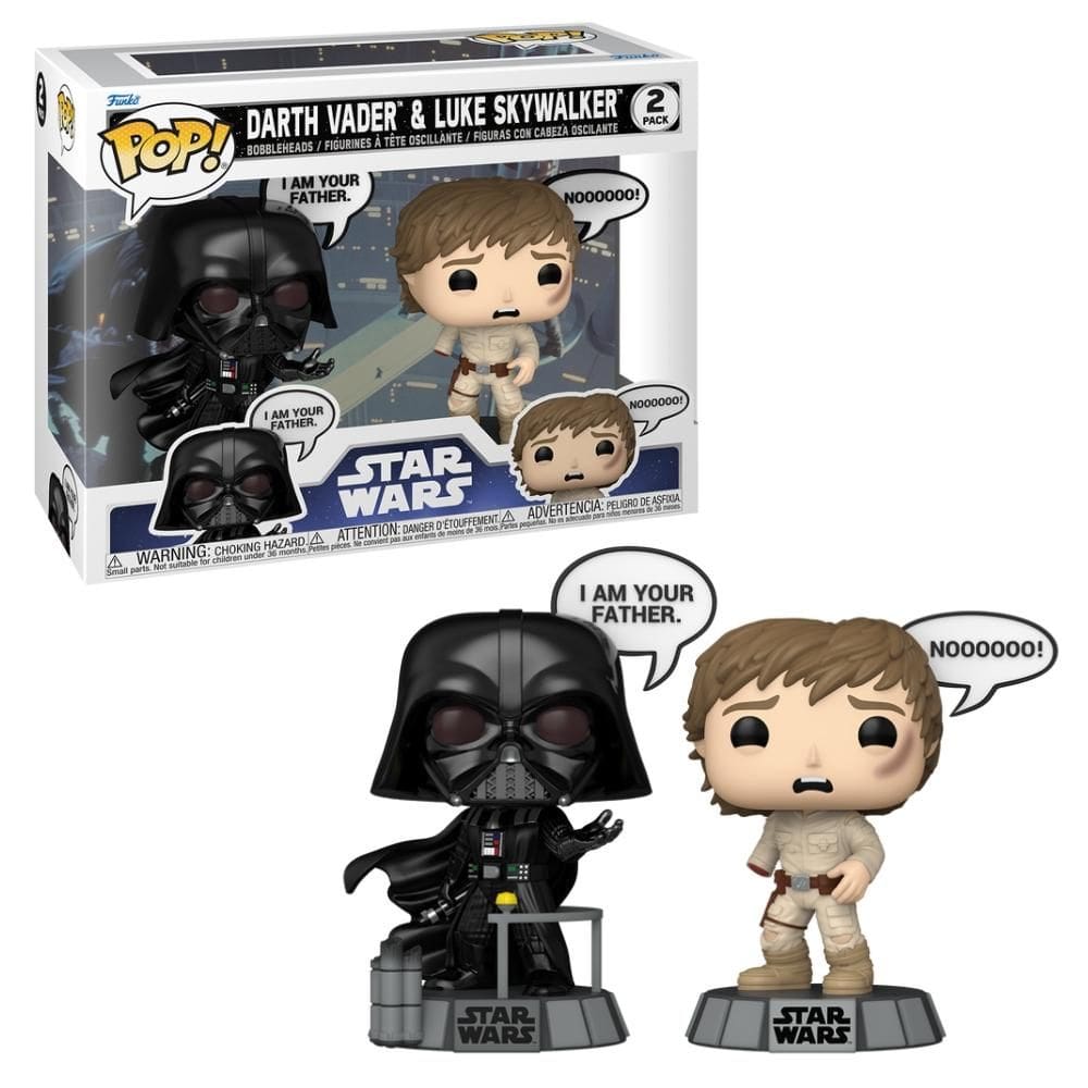 Boneco Funko Pop! Star Wars: Sayings - Darth Vader e Luke
