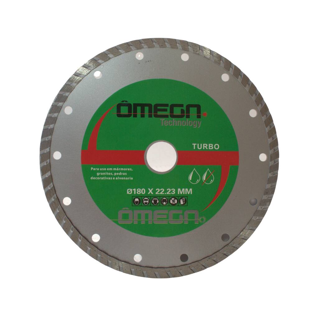 Disco Diamantado 110mmx22,23mm Turbo Porcelanato Fino 1,4mm