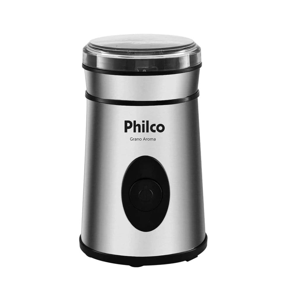 Moedor de Café Elétrico Philco Grano Aroma PMC01I, Capacidade 50g, Com Colher Dosadora