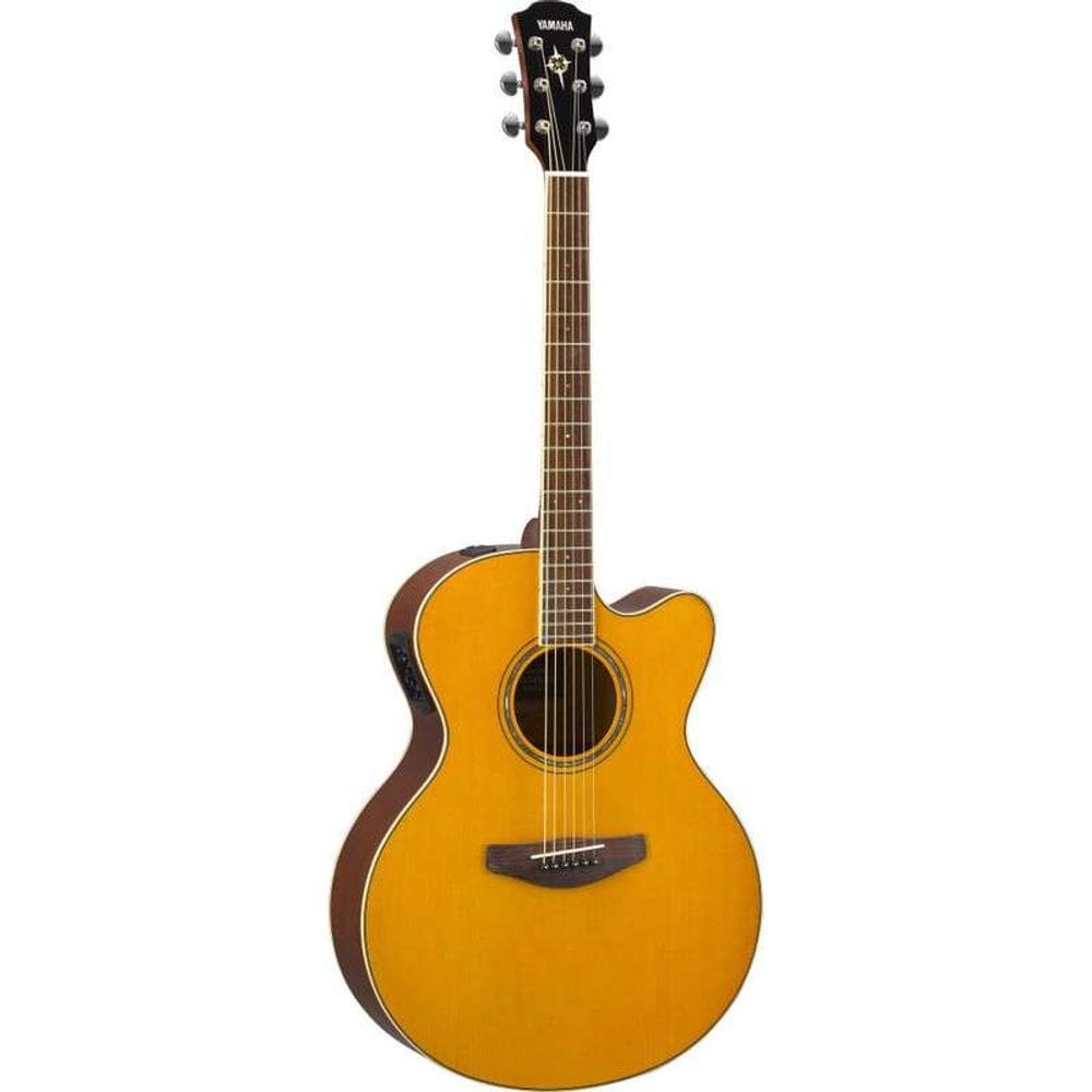 Violão Eletroacústico Cordas em Aço CPX 600 Natural Yamaha