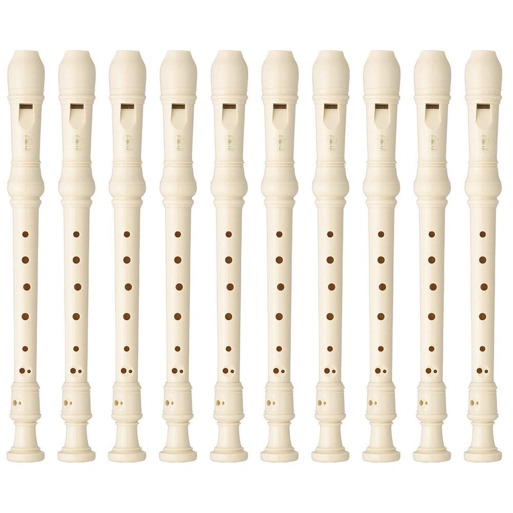 Kit 25 Flautas Doce Soprano Germânica Em C YRS-23 Yamaha
