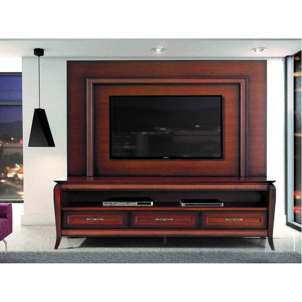 Home para Sala de TV Rústico - Mileto - Móveis Montanhês