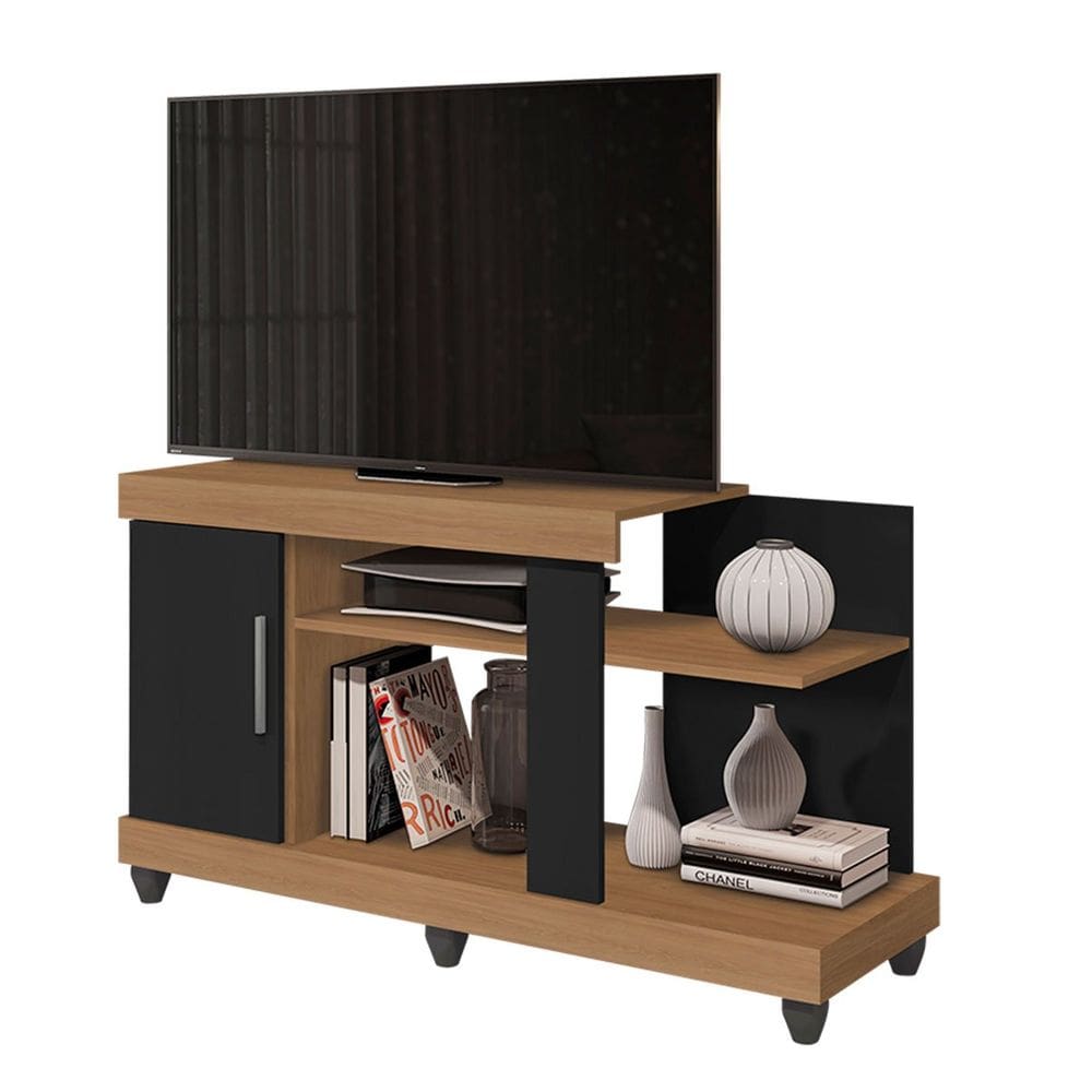 Rack para Tv até 42 Polegadas 1 Porta 2 Nichos Aurora